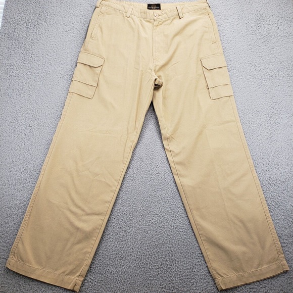 Weatherproof Pants Mens 36x32‎ Khaki Cargo Utility Outdoor Hiking Camping - Picture 1 of 16